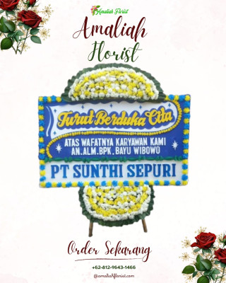 Papan Bunga Duka di Kwamki Narama